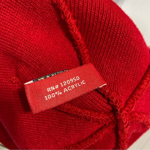 Washington Nationals Red White Blue Beanie Striped Beanie Cap Unisex One Size - Picture 4 of 9